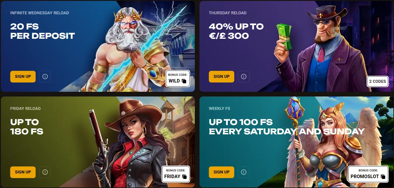 the venue — Welcome Package up to £3,000 + 450 Free Spins across three deposits